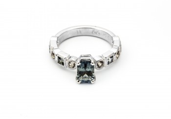 Green Sapphire Ring