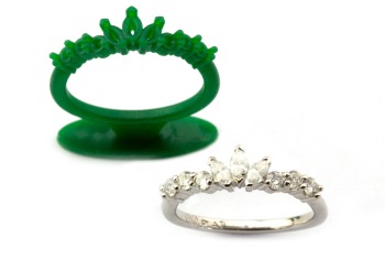 Delicate marquise Diamond band.