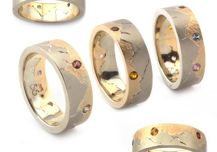 Mountain Range Ring