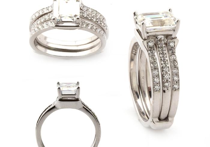 Diamond Wedding Set