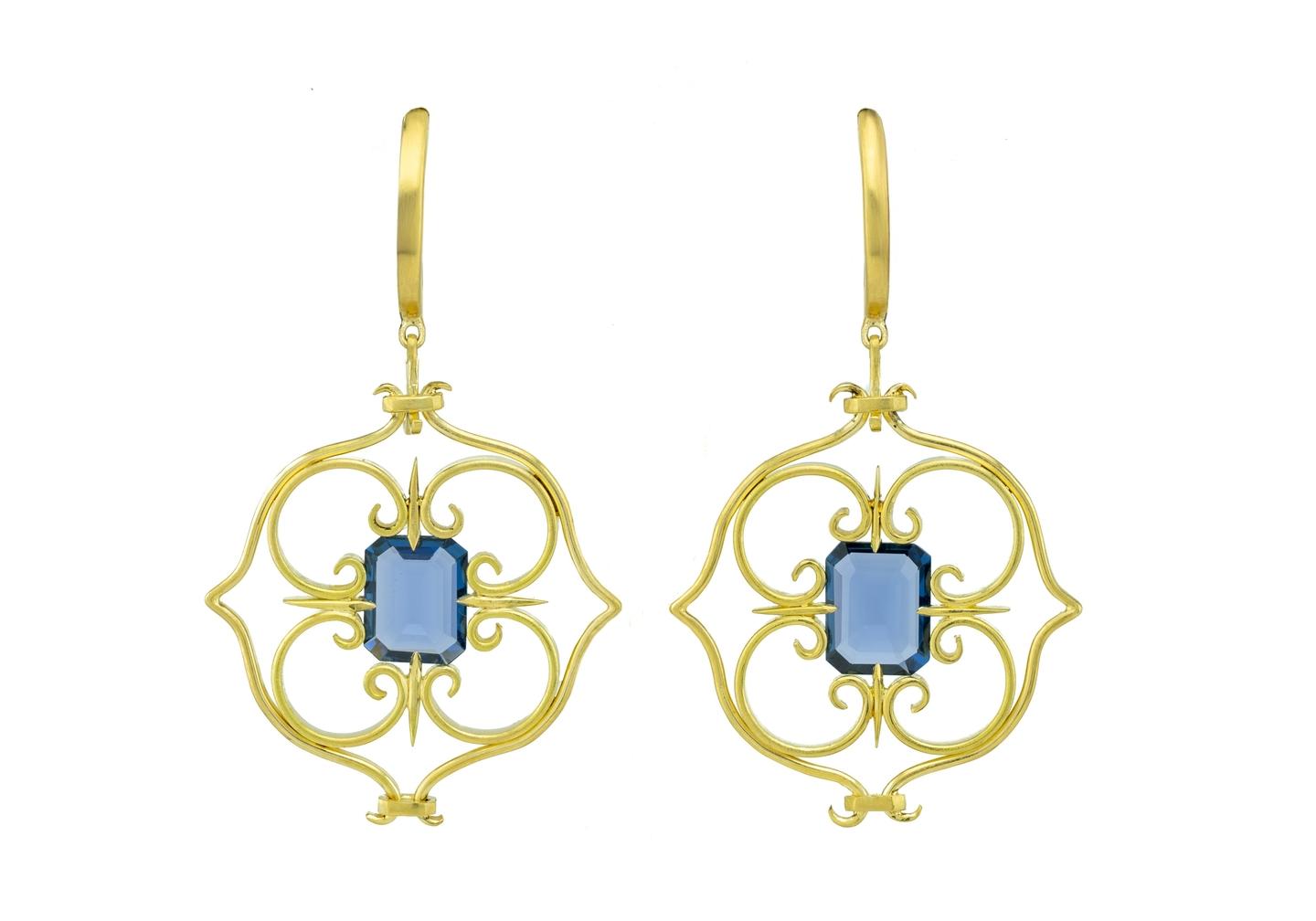 Reverie 14K Filigree Yogo Earrings